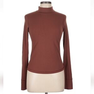 Aerie OFFLINE Rust Long Sleeve Turtleneck Size S